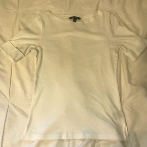 Lauren by Ralph Lauren White Tee